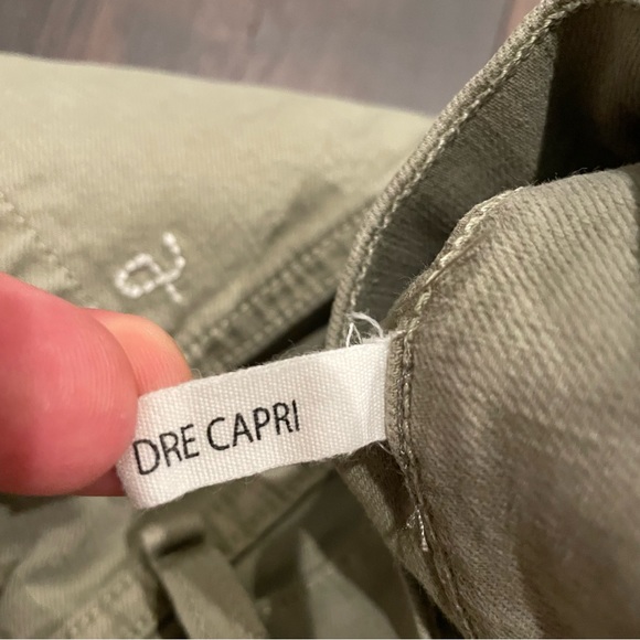 Rag & Bone Dre Capri Jeans in Sage Green 28 - Picture 6 of 10